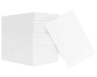 DIC10293-100  Paquete de 100 tarjetas PVC
