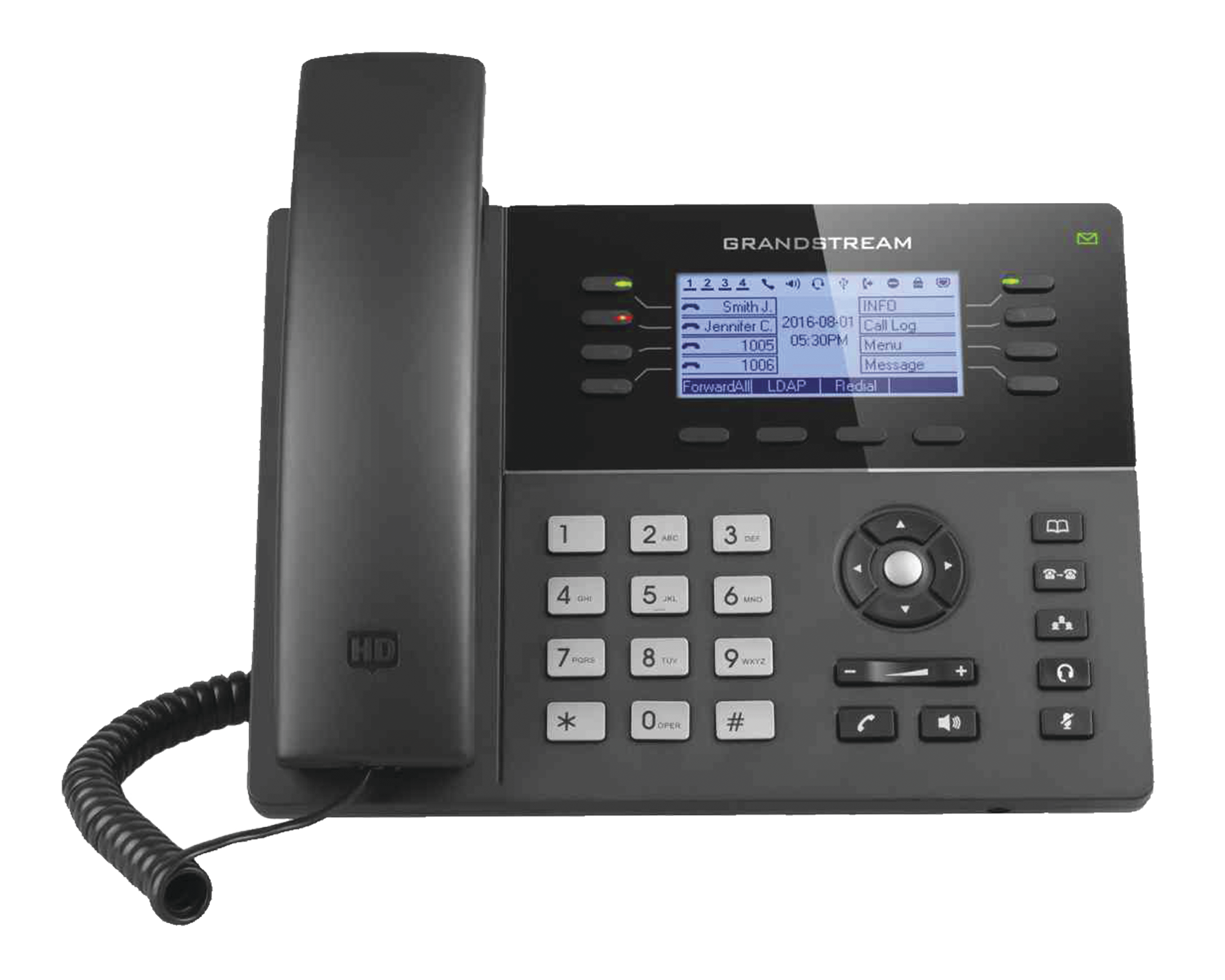 GXP-1782  Teléfono IP Gama media de 8 Líneas con 4 teclas de fun