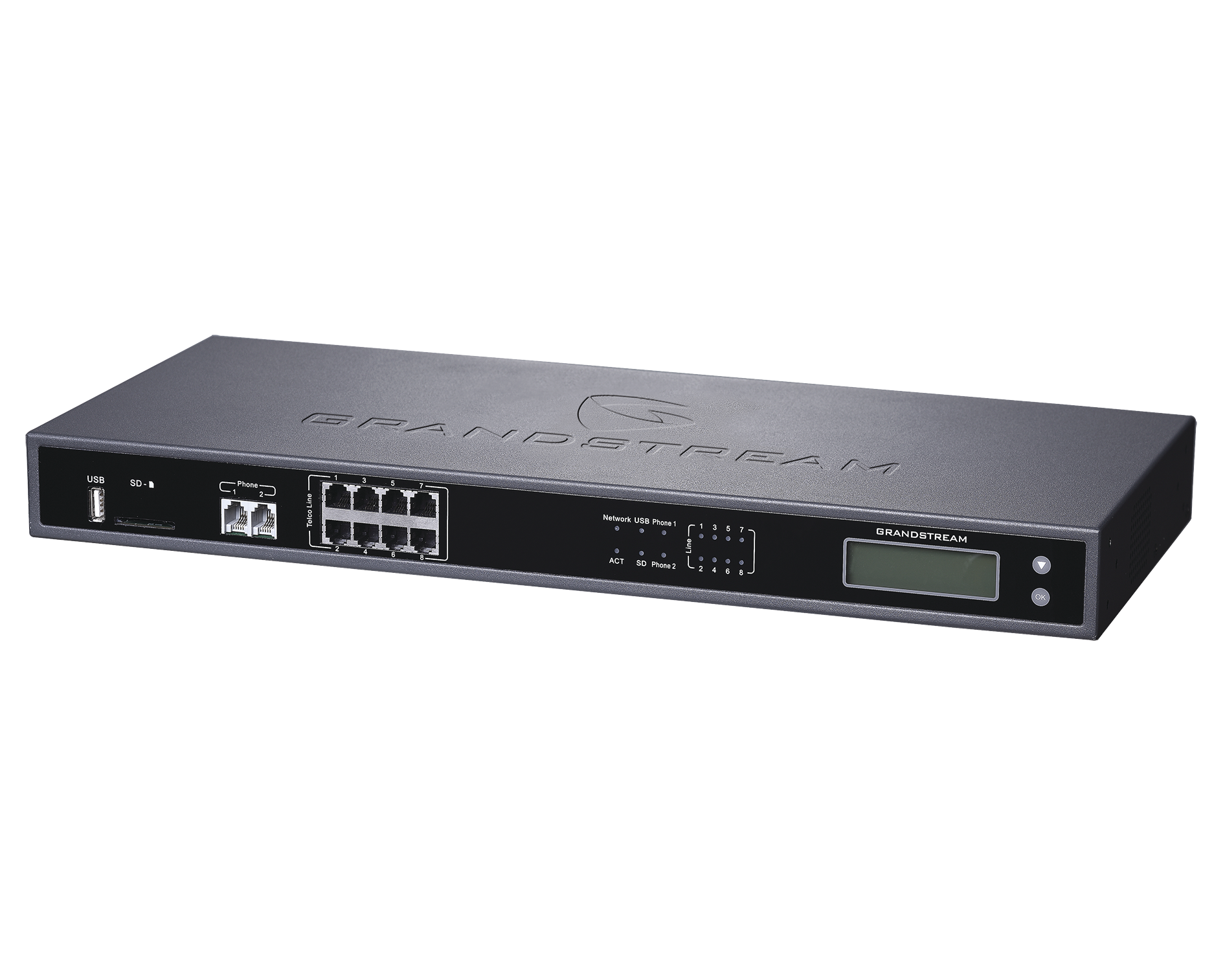 UCM-6208  IP-PBX GS C/8 FXO Y 100 Llamadas simultaneas