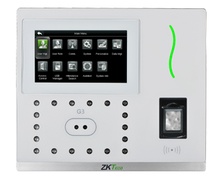 ZK-G3  Lector Biométrico GREEN LABEL para Control de Acceso y Ti